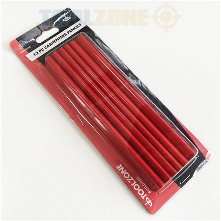 Toolzone 12pc Carpenters Pencils-WW112
