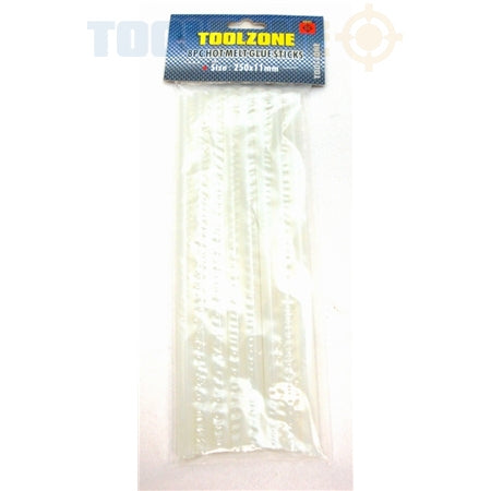 Toolzone 6pc 250 X 11mm Glue Sticks - GG006
