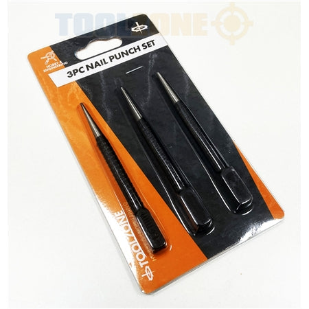 Toolezone 3pc Nail Punch Set - PN096