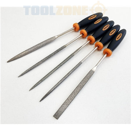 Toolzone 5pc Diamond File Set - WW096