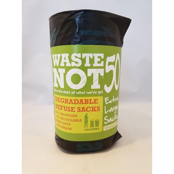 WASTE NOT DISPOSABLE REFUSE SACKS 50S (WN850)