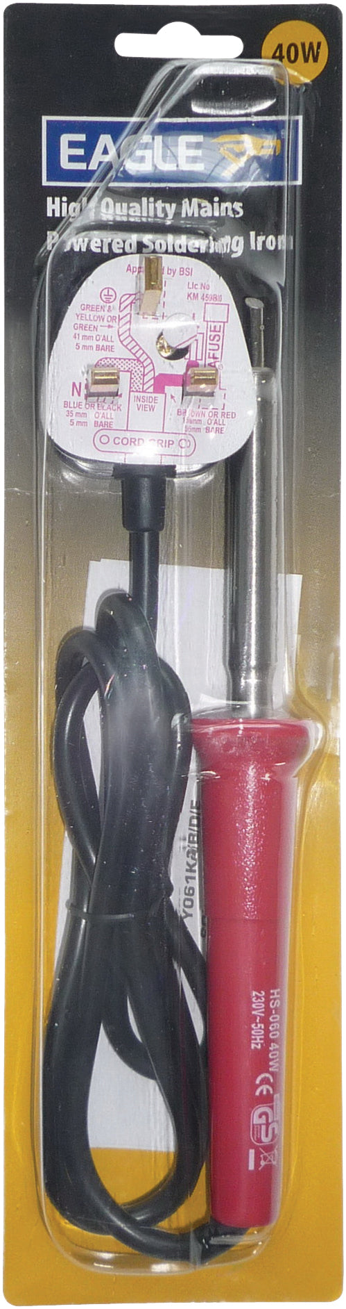 Eagle 40 W High Quality Mains Powered Soldering Iron-Y061KD